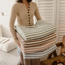 Axyaa Queen Summer Blanket: Soft Cotton Quilt, Breathable, Skin-Friendly