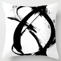 Axyaa Boho Style Ink Painting Pillow Sleeve for Home Decoration