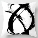 Axyaa Boho Style Ink Painting Pillow Sleeve for Home Decoration