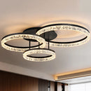 Axyaa Smart LED Ceiling Light for Nordic Home Decoration & Bedroom, Dimmable Indoor Lighting