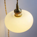 Axyaa Nordic LED Wall Lamp with Flower Shade & Switch, White Ceramic Glass Interior Decor