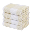 Axyaa Waffle Weave Kitchen Towel Set Absorbent Cleaning Cloth Cotton Dishcloth