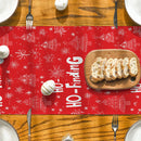 Axyaa Snowflake Polka Table Runner - Festive Farmhouse Dining Decor