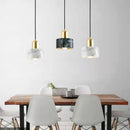 Axyaa Modern Marble Chandelier: Elegant LED Pendant Lighting for Home Décor