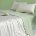 2024 Axyaa Ice Silk Cooling Comforter - Double Sided Luxury Bedding Blanket