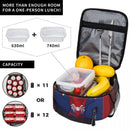 Axyaa Spider-Man Insulated Lunch Bag for Men & Women - Portable Thermal Lunch Box for Picnic