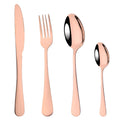 Axyaa Rainbow Gold Stainless Steel Cutlery Set