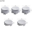 Axyaa Irregular Ceramic Dinner Plate Set for Sushi Pasta Desserts.