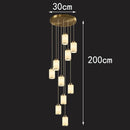 Axyaa LED Pendant Chandeliers for Modern Living and Dining Rooms