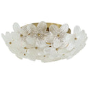 Axyaa Romantic Flower Glass Ceiling Light | Modern Luxury for Bedroom, Living, Dining Room