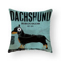 Funny Cartoon Cat & Dog Pillow Covers by Axyaa: Luxury Sofa Bed Decor Pillowcase