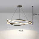 Axyaa LED Pendant Chandeliers for Modern Home Decor and Indoor Lighting
