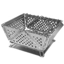 Axyaa Stainless Steel Portable Folding Barbecue Grill