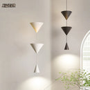 Axyaa Minimalist Conical Chandelier for Porch Bedroom & Living Room
