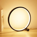 Axyaa 25CM LED Table Lamp Black/White Dimmable Desk Lamp For Bedroom Living Room