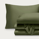 Axyaa Luxury Bamboo Fiber Duvet Cover Set with Pillowcase - Hot Sleeper Bedding