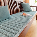 Axyaa Thick Corduroy Sofa Cushion: Anti-Slip, Durable, Gray Seat Covers