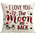 Axyaa Love Tree Balloon Rose Pillowcase - Home Sofa Cushion Cover