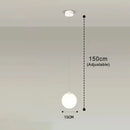 Nordic Glass LED Pendant Lights by Axyaa - Modern Living Room Bedroom Lighting