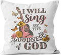 Axyaa Christian Printed Decorative Pillow Covers for Sofa, Bedroom, Car