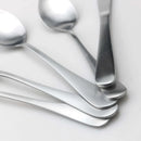 Axyaa Matte Silver Stainless Steel Cutlery Set - 4/6/16/24pcs Dinnerware Steak Knife Fork Spoon