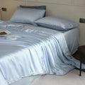 Luxurious 100% Mulberry Silk Bedding Set by Axyaa - Duvet Cover, Sheet, Pillowcase