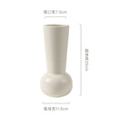 Axyaa Ceramic Small Vase: High-end Red Wedding Gift & New Year's Eve Decoration