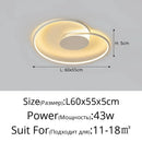 Axyaa LED Ceiling Lamp: Modern Design for Bedroom, Living, Dining Room