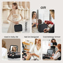 Axyaa LED Vanity Makeup Bag - 3 Light Modes, Travel Friendly Makeup Case