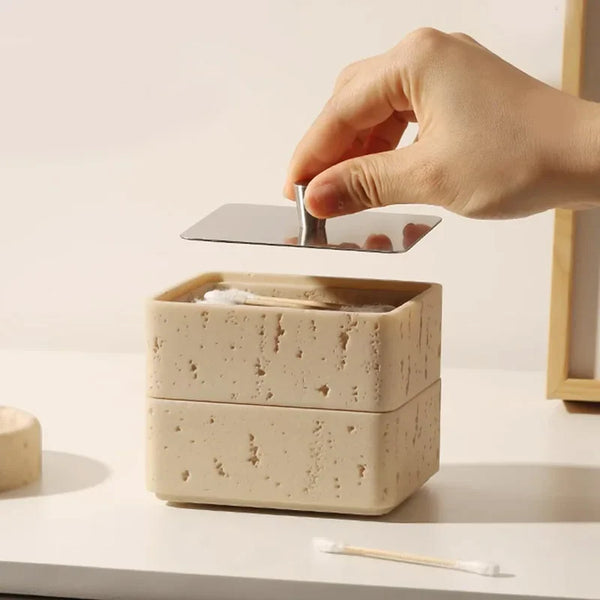 Axya Stone Jewelry Organizer & Bathroom Ornament Storage