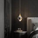 Modern Crystal Pendant Light by Axyaa - Stylish Bedroom Lamp for Indoor Decor