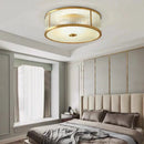 Axyaa Vintage Copper Glass Ceiling Light for Home Energy Efficient Lighting