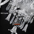 Axyaa Crystal Wall Lamp: Modern European Luxury Light Fixtures
