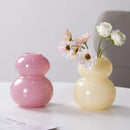 Glass Flower Vase by Axyaa - Elegant Hydroponic Centerpiece for Wedding and Home Decor