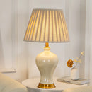 Axyaa High Grade Jingdezhen Ceramic Table Lamp - Large Lamp for Living Room and Bedroom