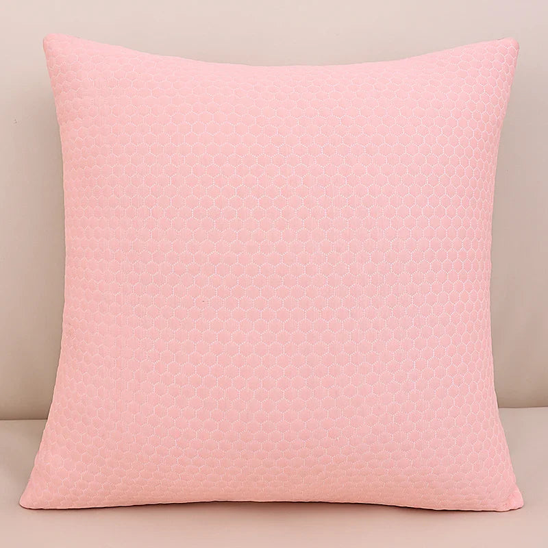 Axyaa Summer Ice Silk Cushion Covers 45x45cm - Soft & Cooling Home Decor Pillowcases