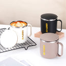 Axyaa Double-Layered Stainless Steel Coffee Mug - 400ml Vacuum Flask Beverage Cup