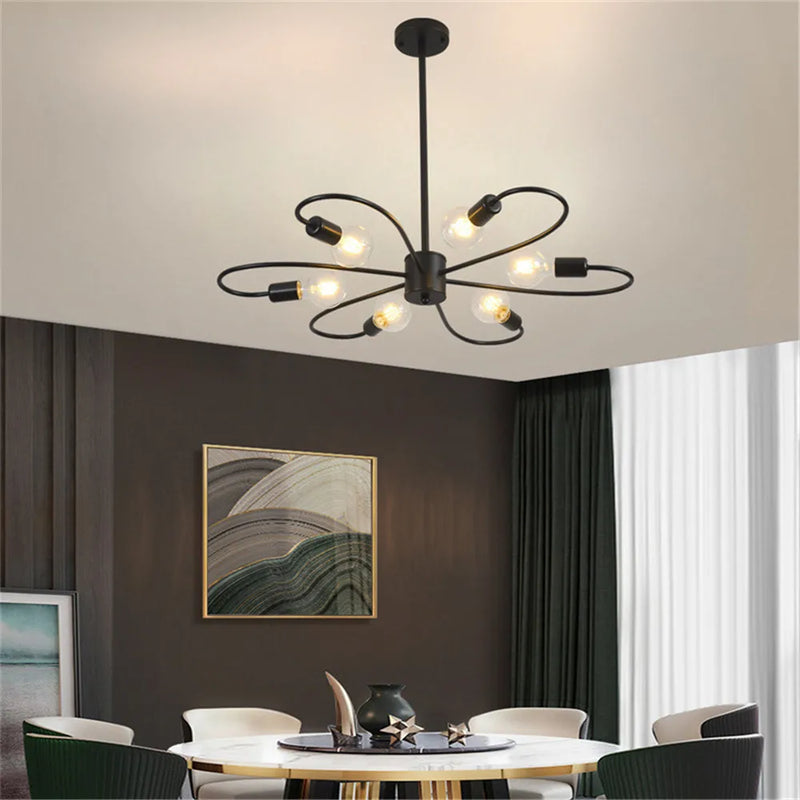 Axyaa Branches Chandelier LED Pendant Lamp for Modern Indoor Lighting