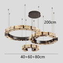 Axyaa Crystal Chandelier Pendant Lamp for Luxury Living Room and Dining Room