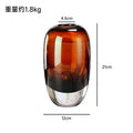 Axyaa Caramel Glass Vase for Table Flower Arrangement
