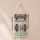 Axyaa Seasonal Wooden Wall Vases Set - Farmhouse Decor for Home