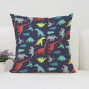Axyaa Dinosaur Paradise Pillow Cover - Children's Room Decor - Exquisite Kids Gift
