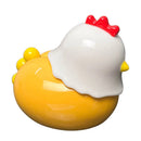 Axyaa Chick Fruit Fork Set & Storage Jar - Cute Household Dessert Forks, Desktop Organization