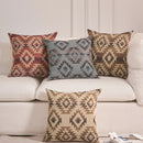 Axyaa Ethnic Diamond Wool Pillow Cover - Geometric Boho Style for Home Decor