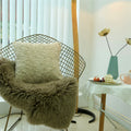 Beige Plush Pillow Cover 45*45cm - Axyaa Home Decor Essential