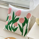 Axyaa Floral Pillow Cover for Home Decor - 45x45cm Cotton Square Case