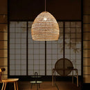 Axyaa Hand-woven Rattan Pendant Light - New Chinese Style Living Room Dining Luminaire