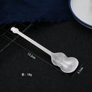 Axyaa Titanium-Plated Guitar Design Coffee Stirring Spoon Set