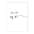 Nordic Love Life Quote Canvas Painting Wall Art for Living Room by Axyaa