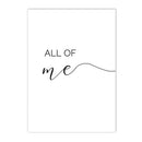 Nordic Love Life Quote Canvas Painting Wall Art for Living Room by Axyaa
